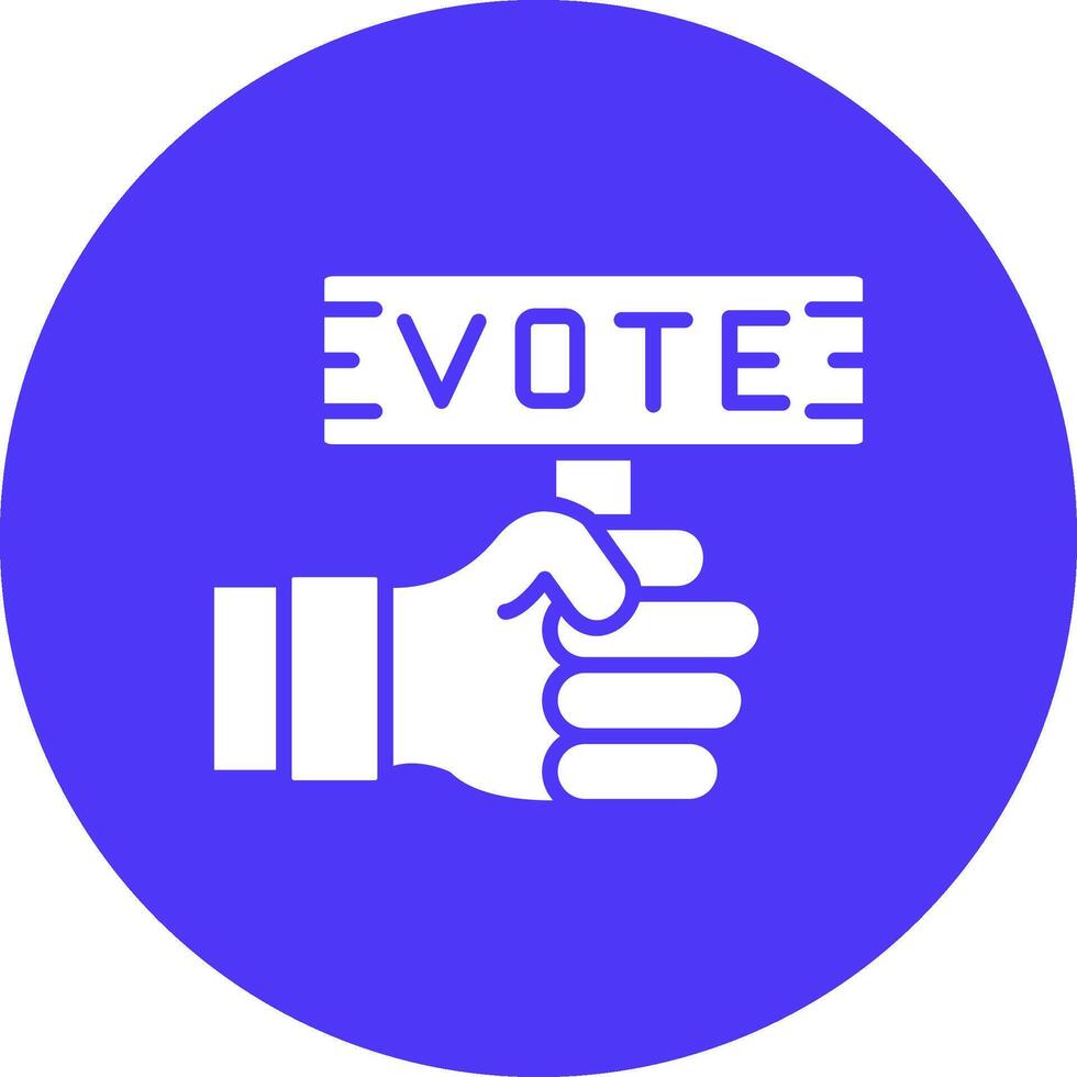 Vote Color Block Design vector