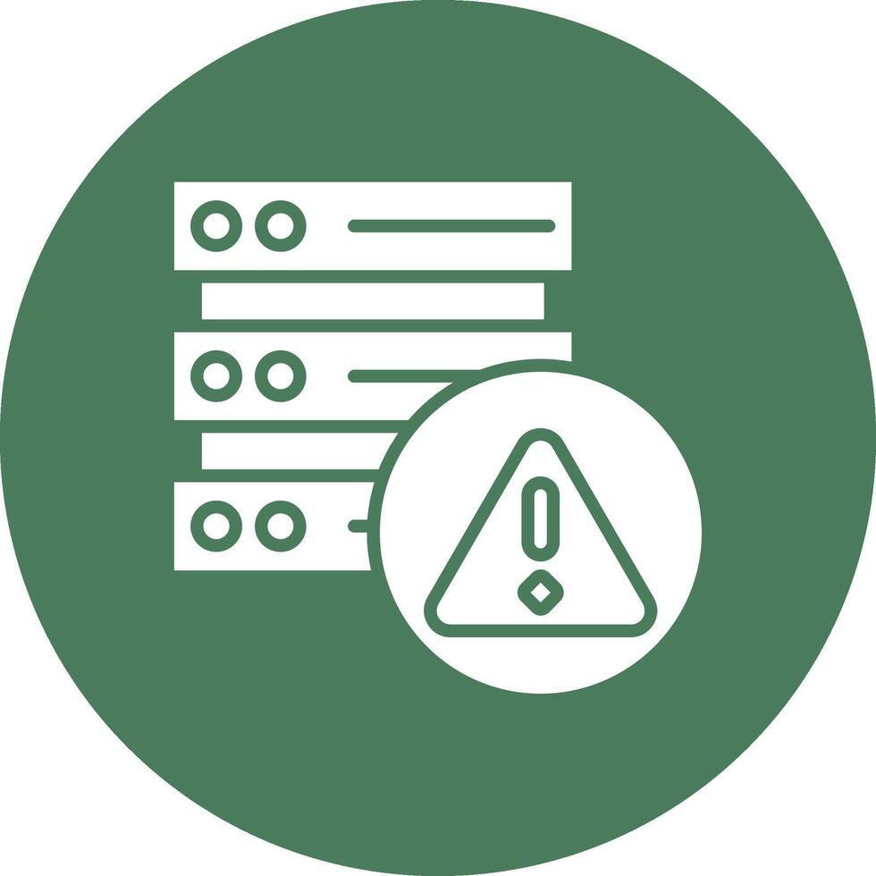 Server Sharp Edge Symbol vector