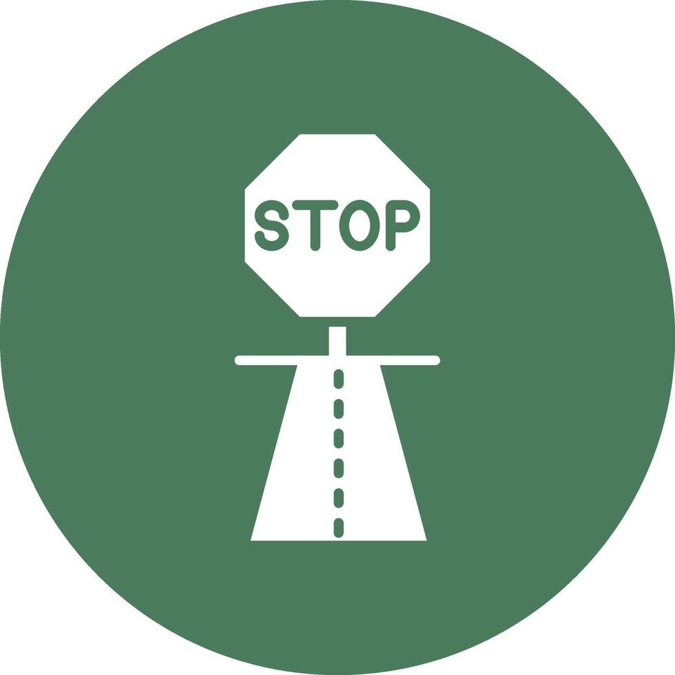 Stop Sharp Edge Symbol vector