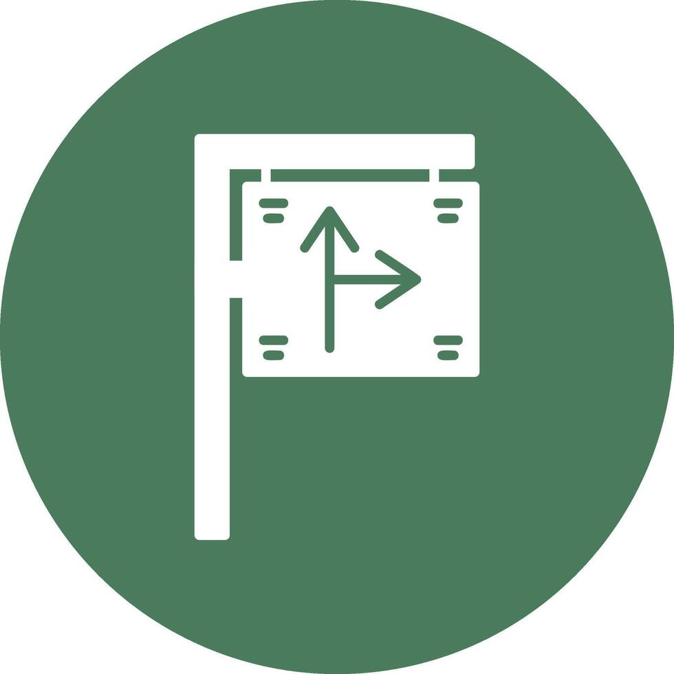 Trafic Sign UX Inspired Design vector