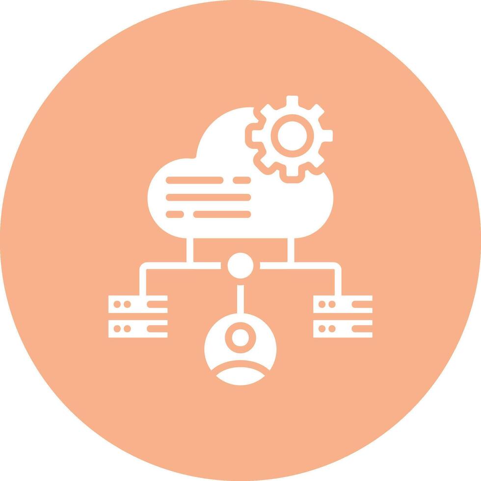 Data Pastel Theme Icon vector