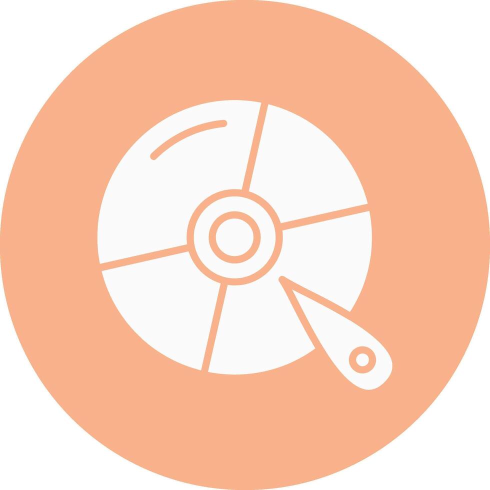 Disk Frame Icon vector