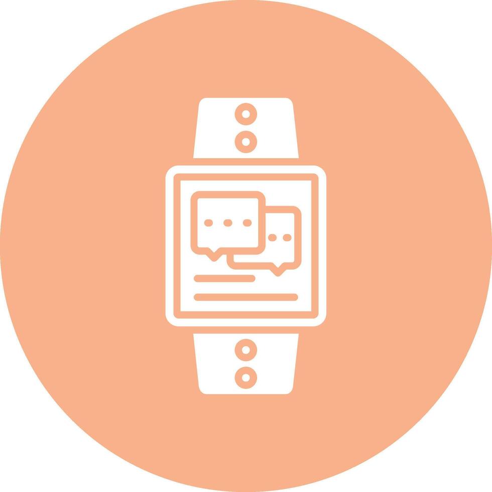 Smartwatch Interactive Display Symbol vector