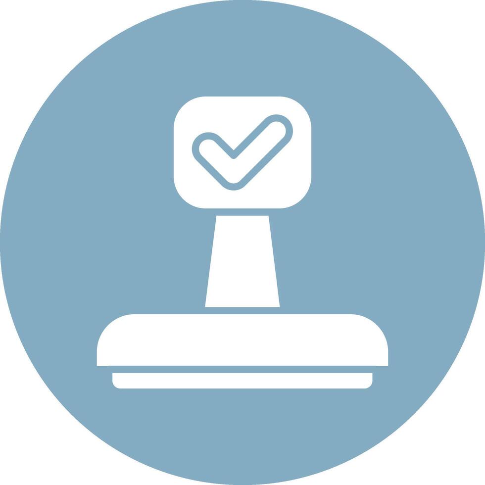 Approved Smooth Gradient Icon vector