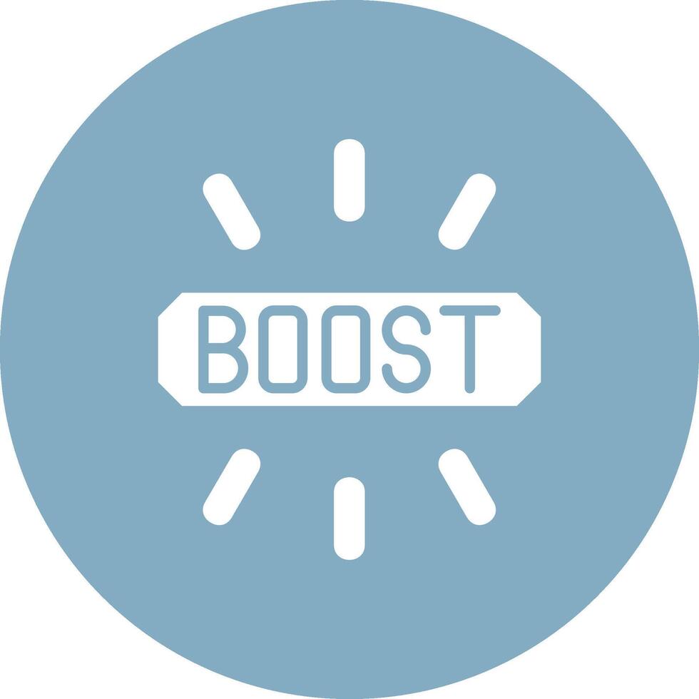 Boost Tech Style Illustration vector