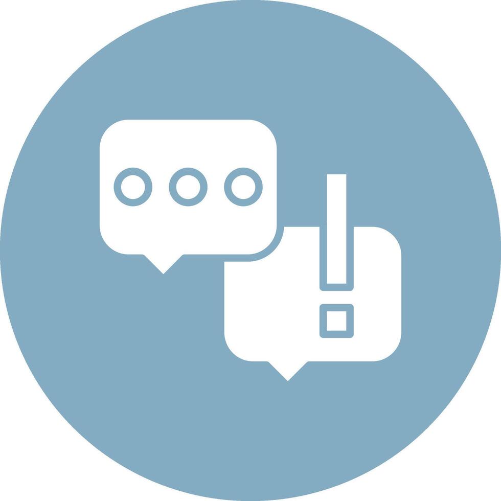 Chat Bright Flat Element vector