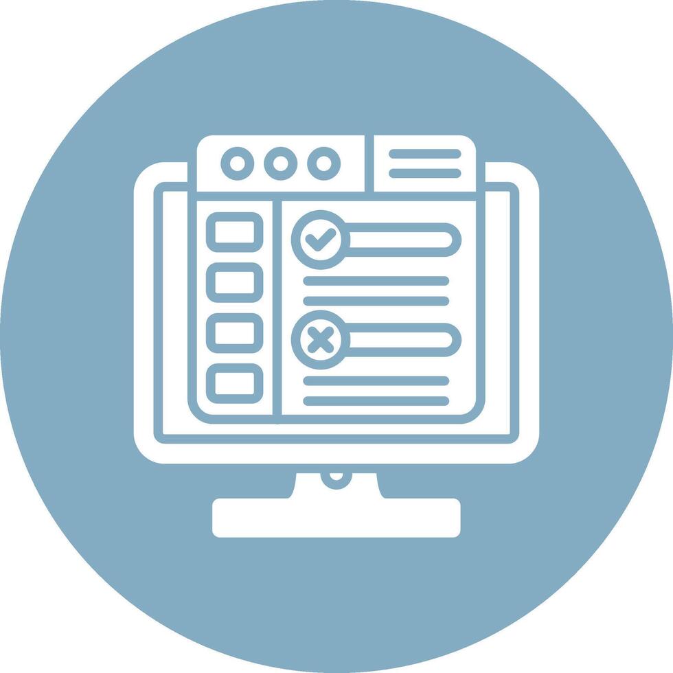 Testing Dynamic Web Illustration vector