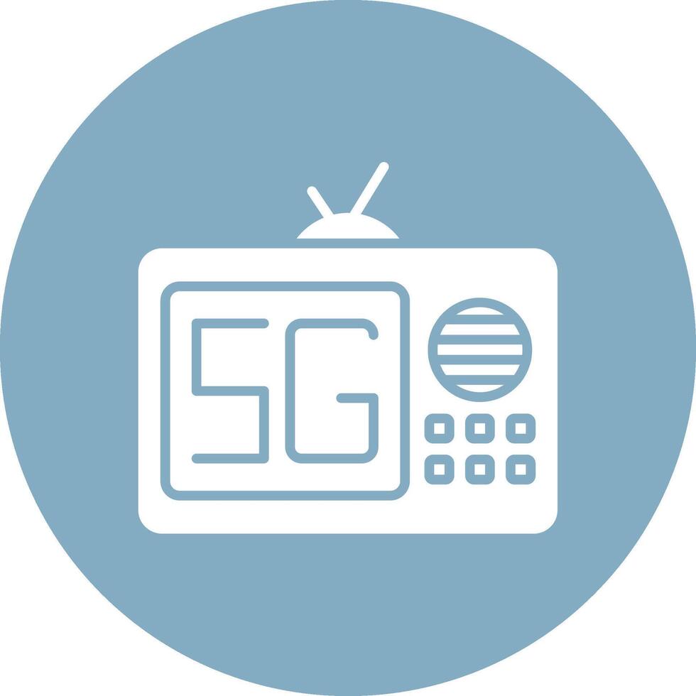 Tv High Contrast Graphic vector