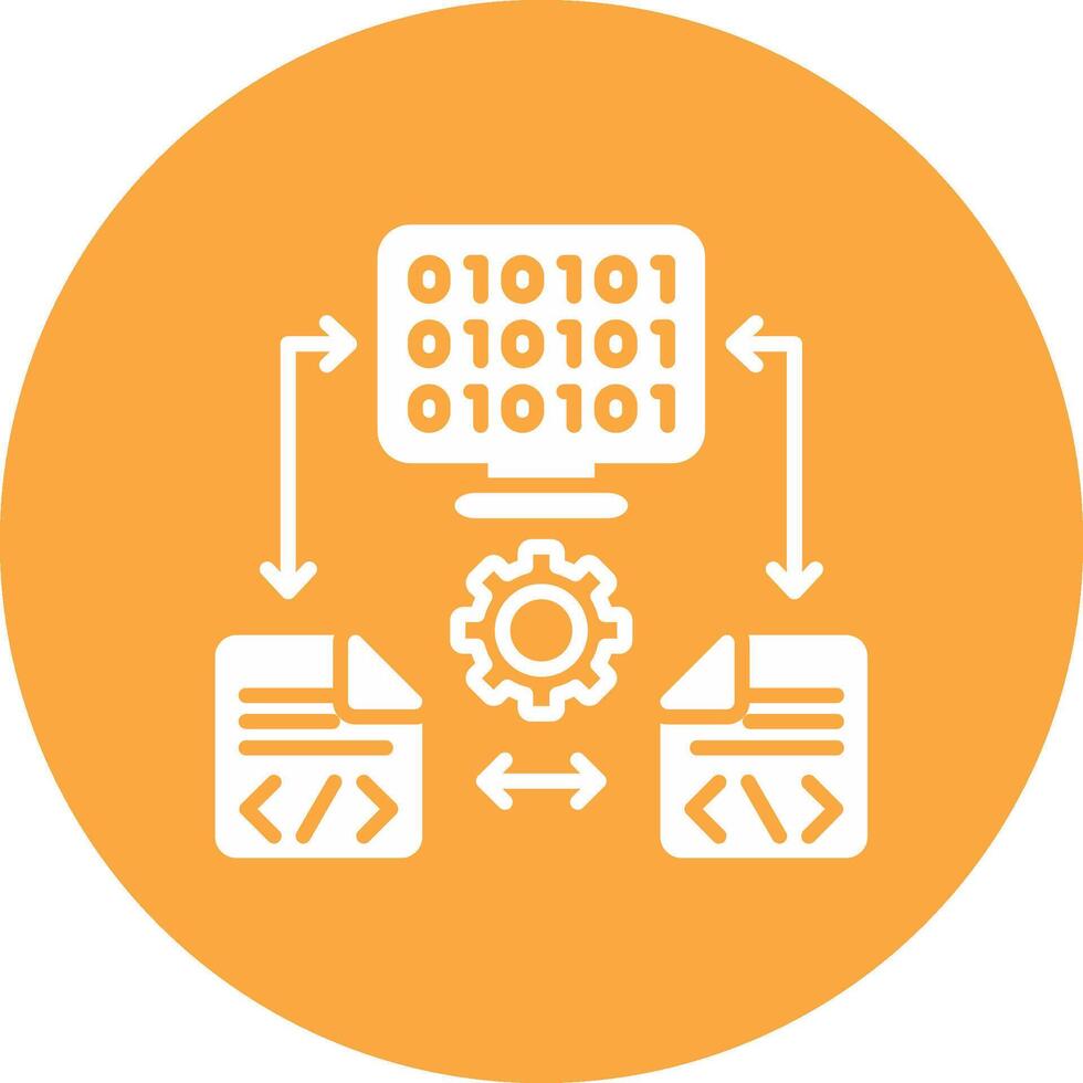 Coding Creative Flat Illustration vector