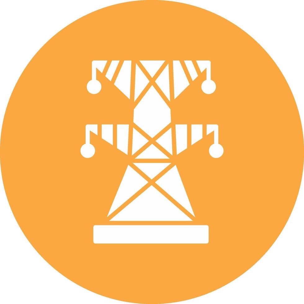 Electric Power Digital Abstract Form vector