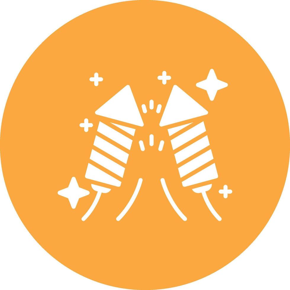 Fireworks Handcrafted Digital Icon vector