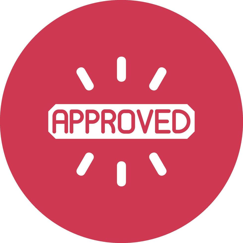 Approved Clean Web Element vector