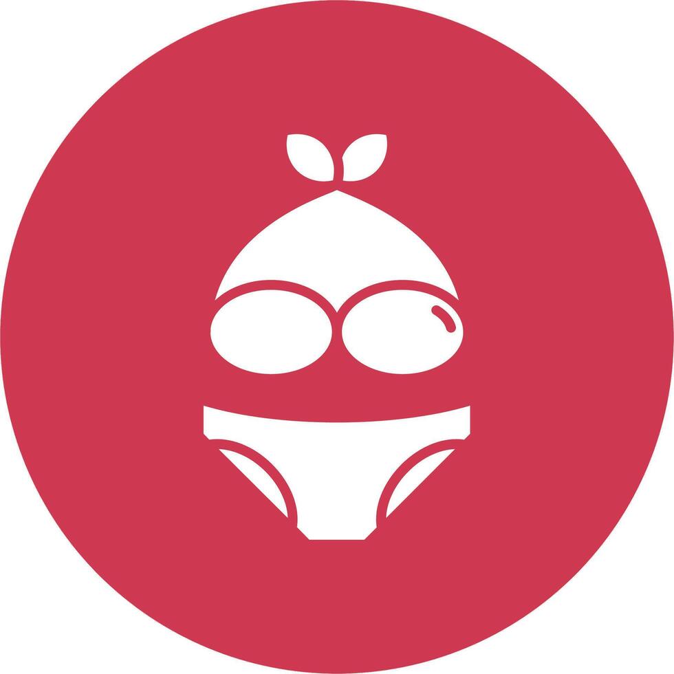 Bikini Interactive Icon Badge vector