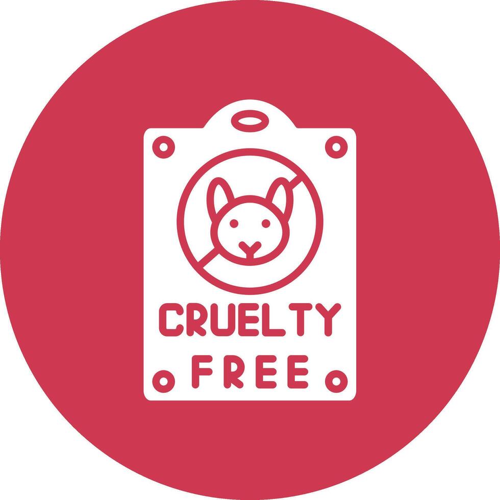 Cruelty Free Stylized Tech Element vector