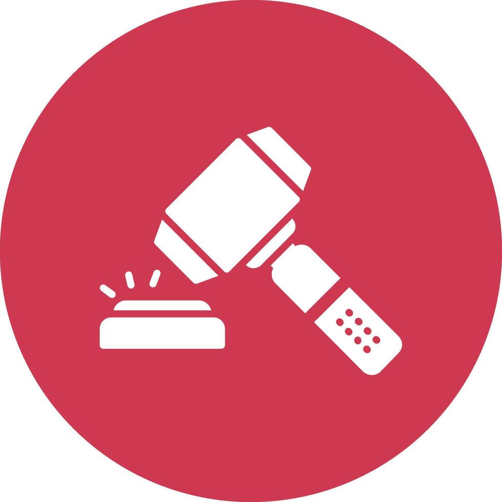Hammer Bold App Illustration vector