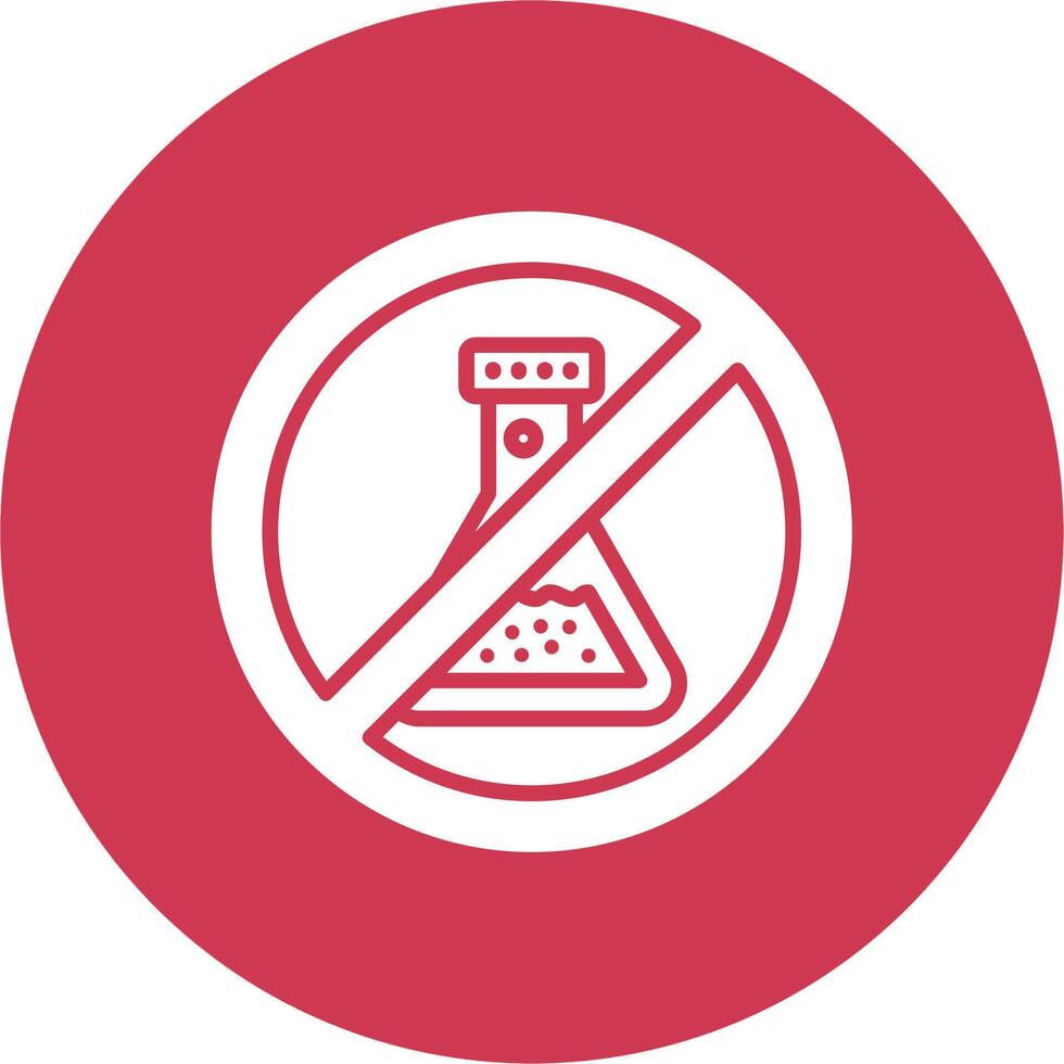 No Chemical Modern App Icon vector