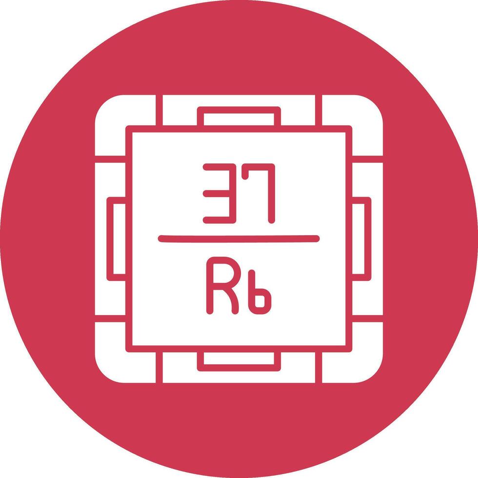 Rubidium Digital Concept Icon vector