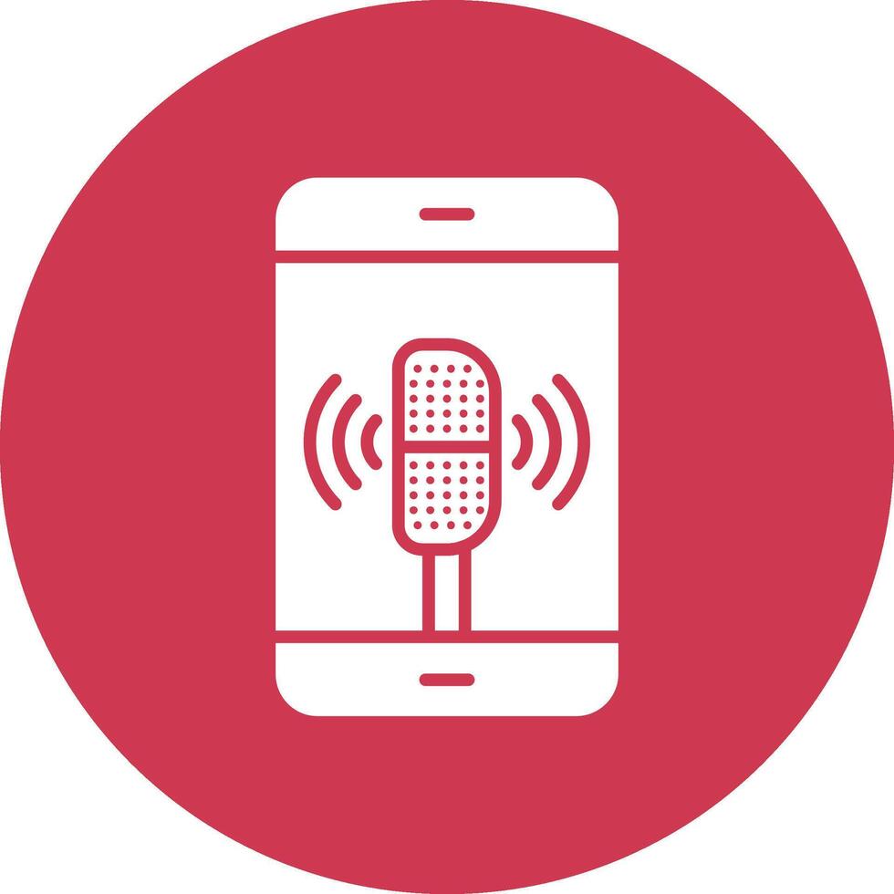 Voice Assistant Soft Color Illustration vector