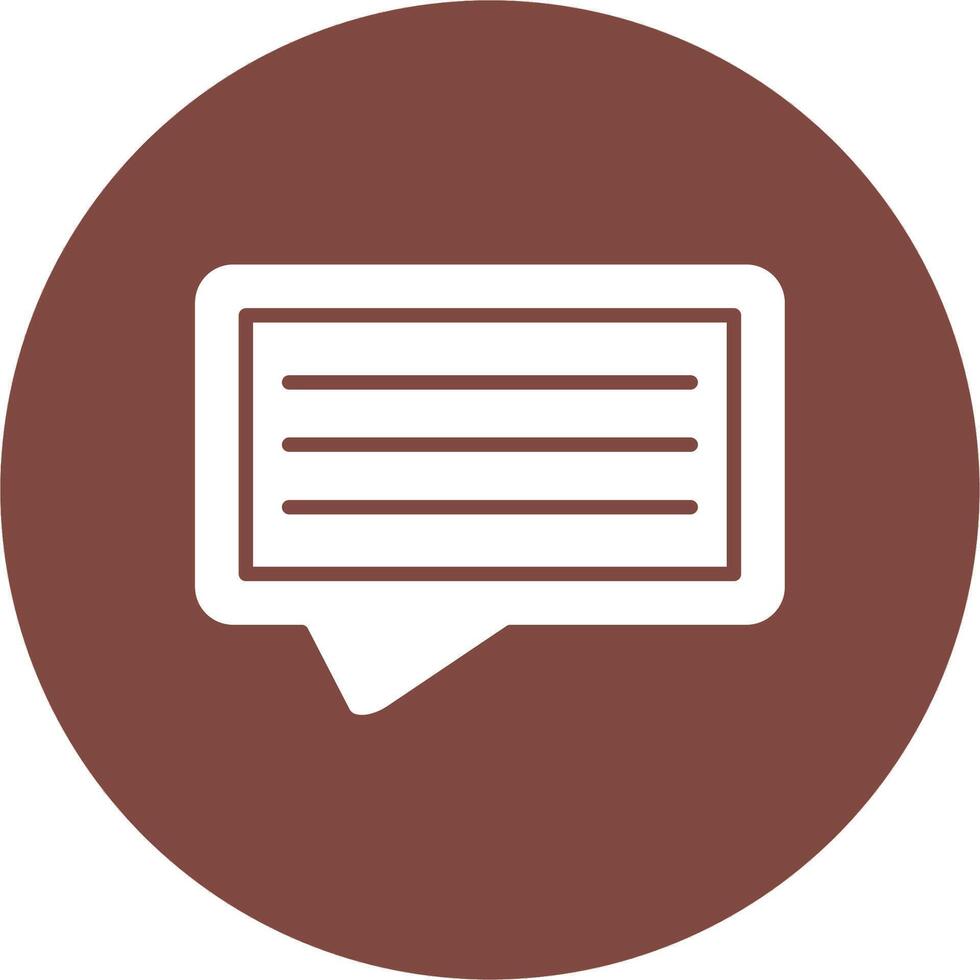 Speech Bubble Interactive UI Graphic vector
