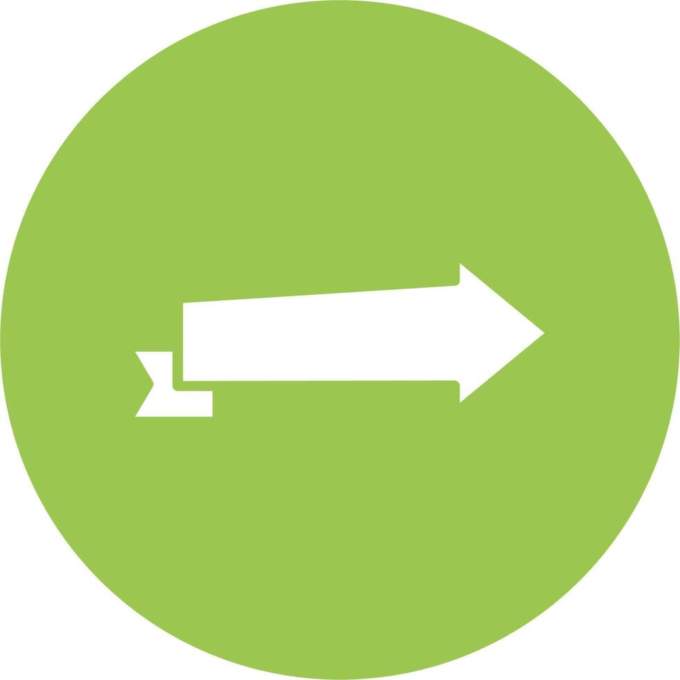 Right Arrow Modern App Icon vector