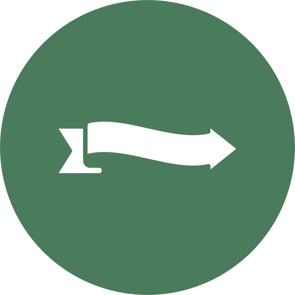 Arrow Graphic Vibrant UI Element vector