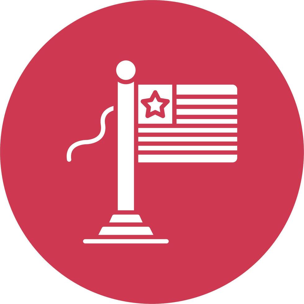 Liberia Flag Colorful Concept Art vector
