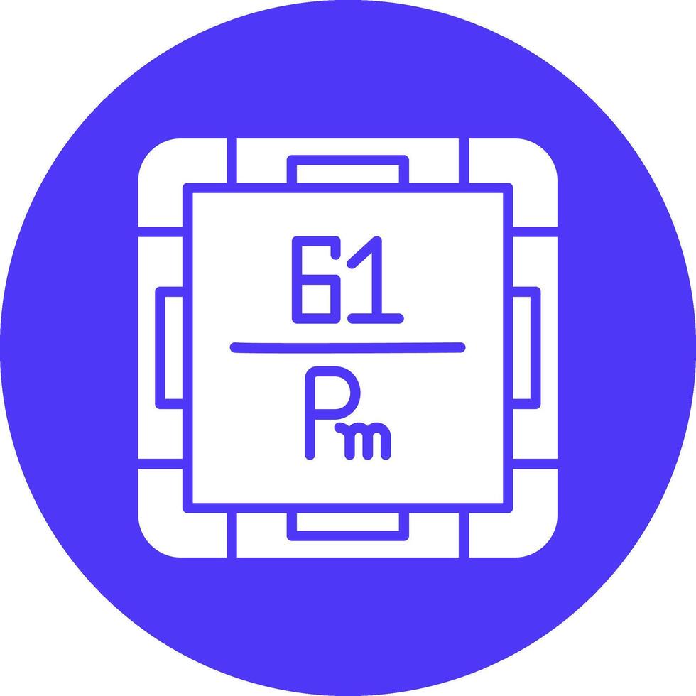Promethium Simple Line Sketch vector