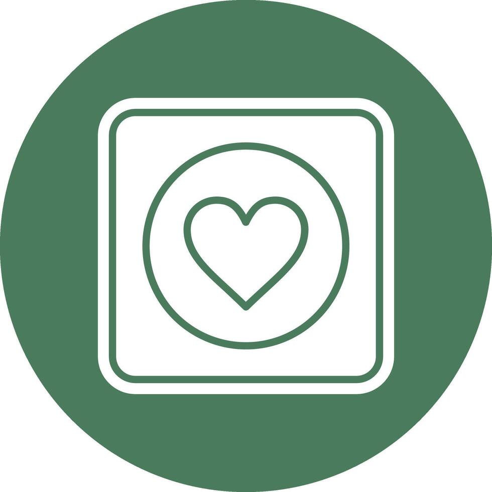Heart Modern App Icon vector