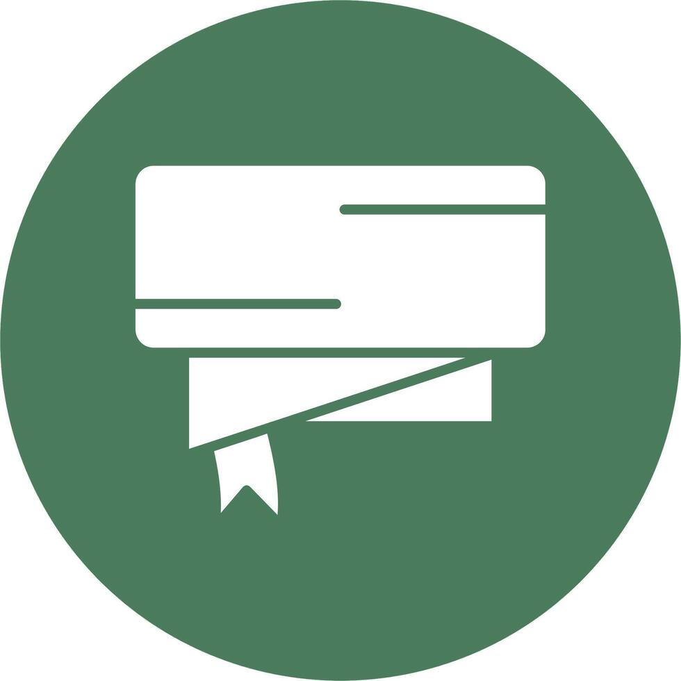 Folded Ribbon Clean Web Element vector