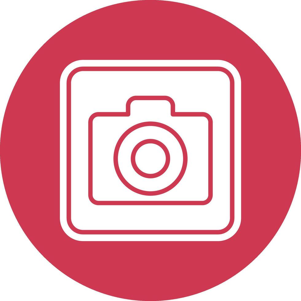 Camera Rounded Line Illustration vector