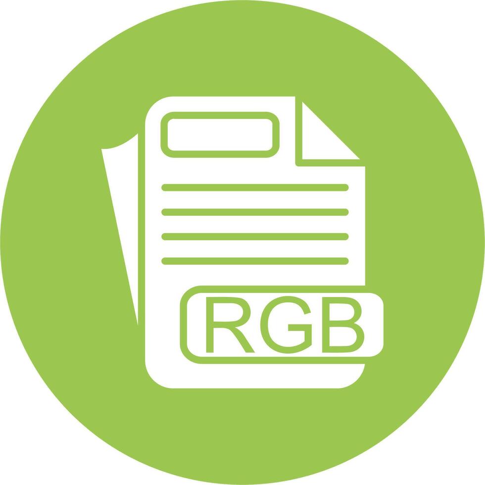 RGB File Format Colorful Concept Art vector
