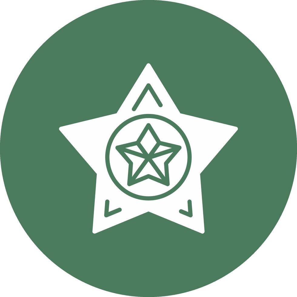 Star Interactive Icon Badge vector