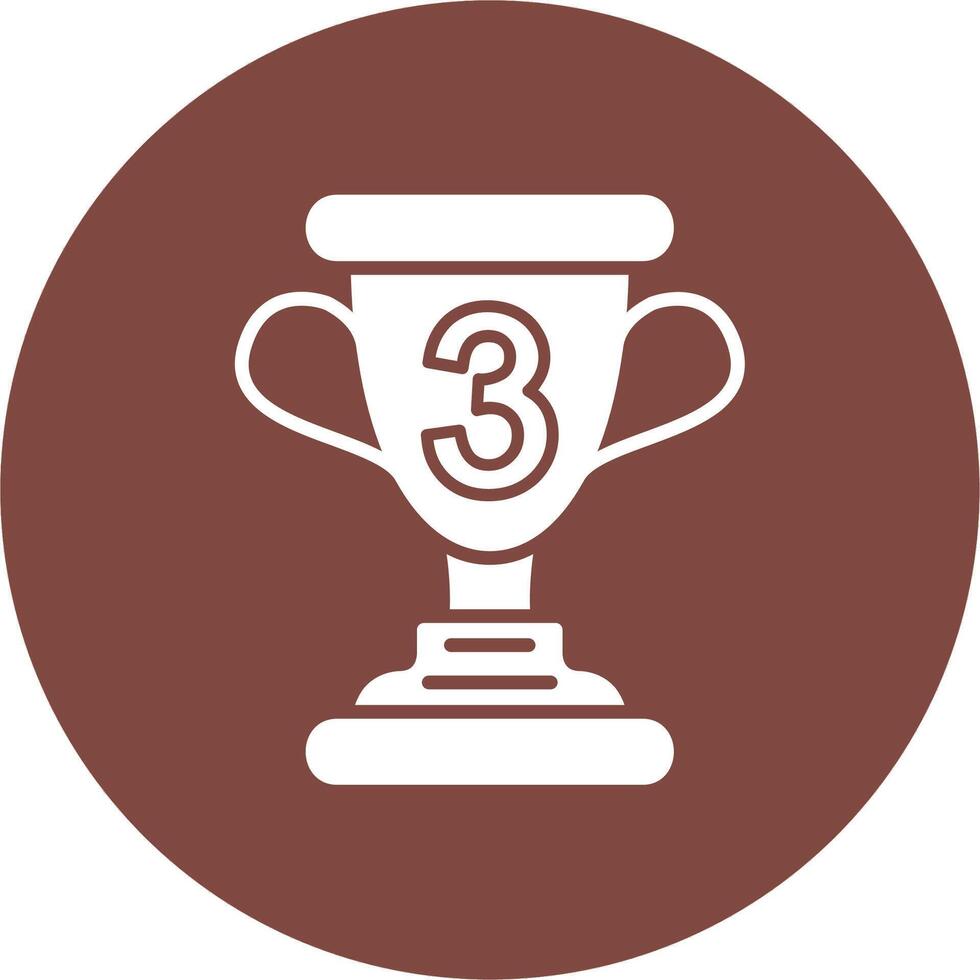 3rd Prize Minimal Touch Graphic vector