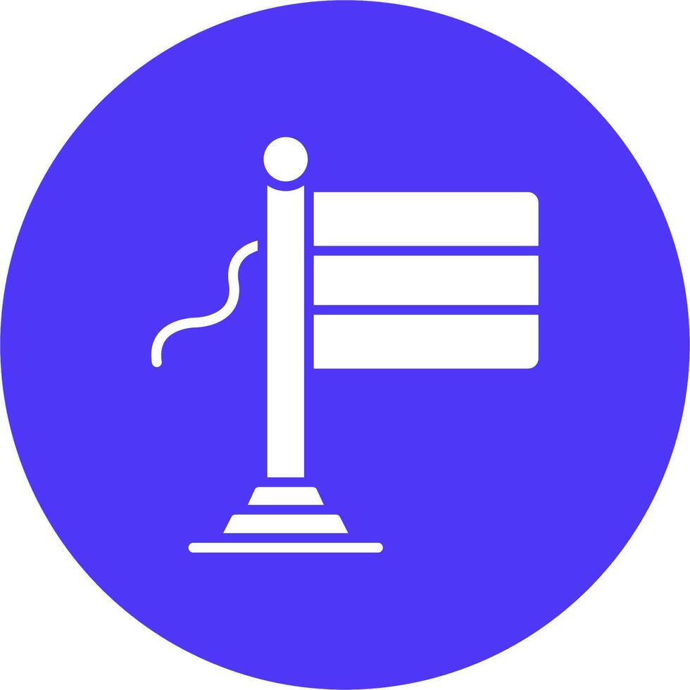 Sierra Leone Flag Tech Style Illustration vector