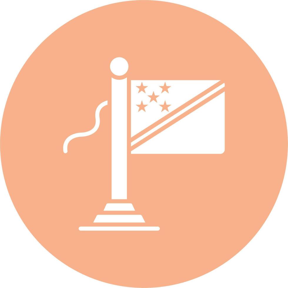 Solomon Island Flag Mobile App Graphic vector