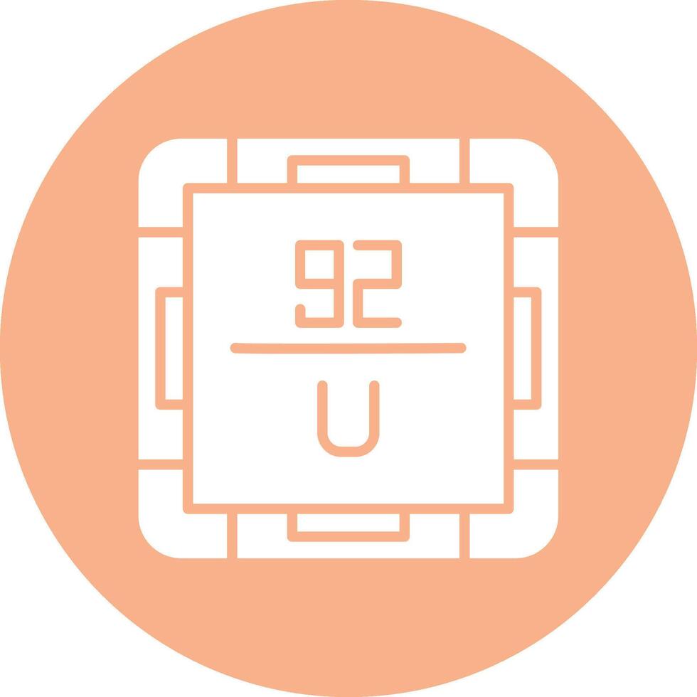 Uranium Functional Flat Style vector