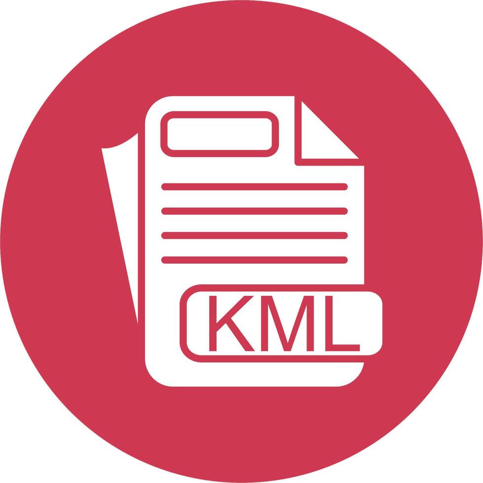 KML File Format Interactive UI Graphic vector