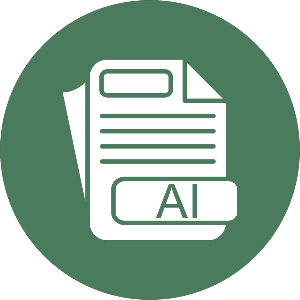 AI File Format Sharp Edge Symbol vector
