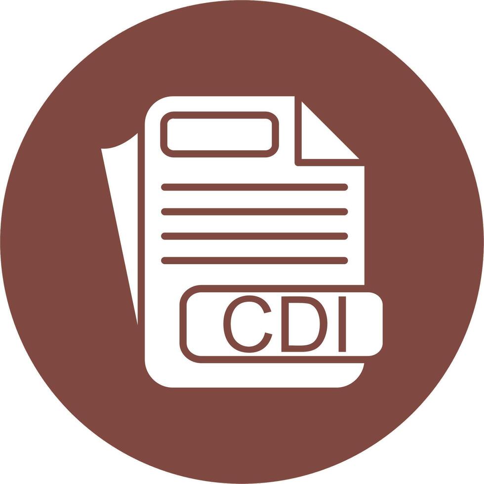 CDI File Format Elegant Piece vector