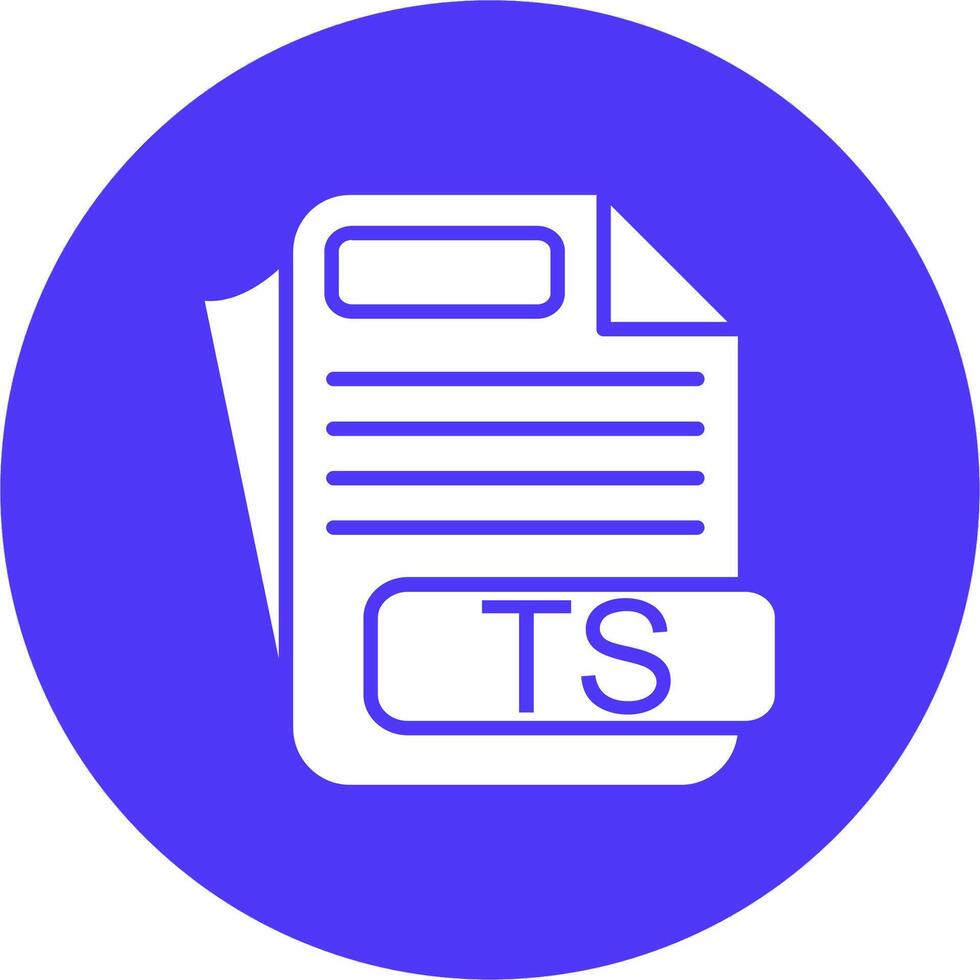TS File Format Interactive UI Graphic vector