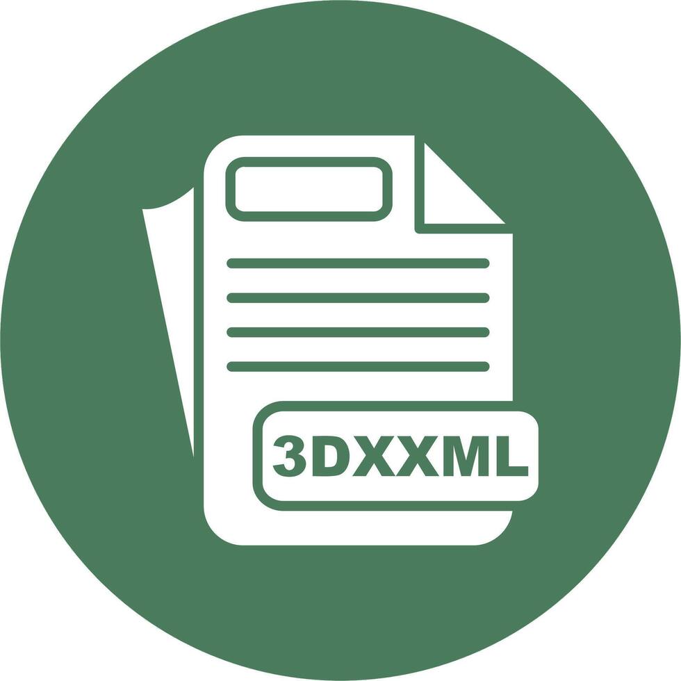 3DXXML File Format Conceptual Line Work vector
