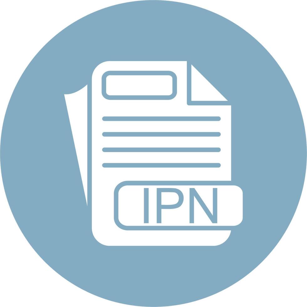 IPN File Format Dynamic Web Illustration vector