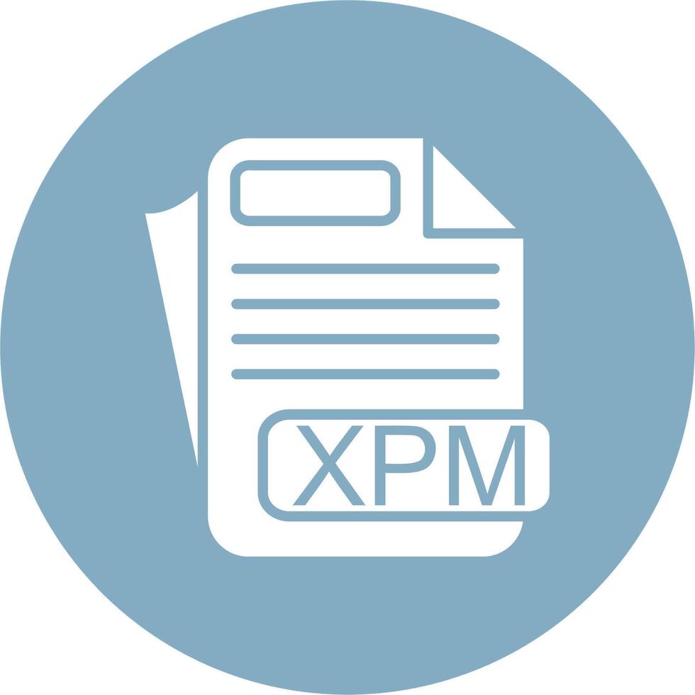 XPM File Format Outline Graphic Design vector