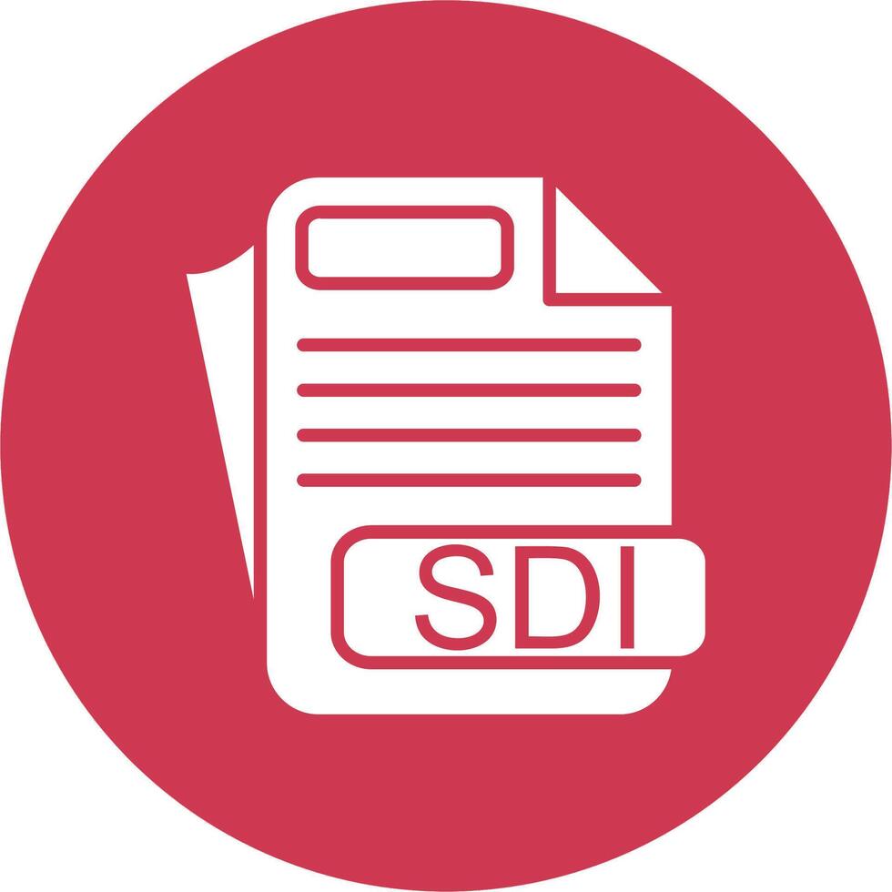 SDI File Format Neatly Crafted vector