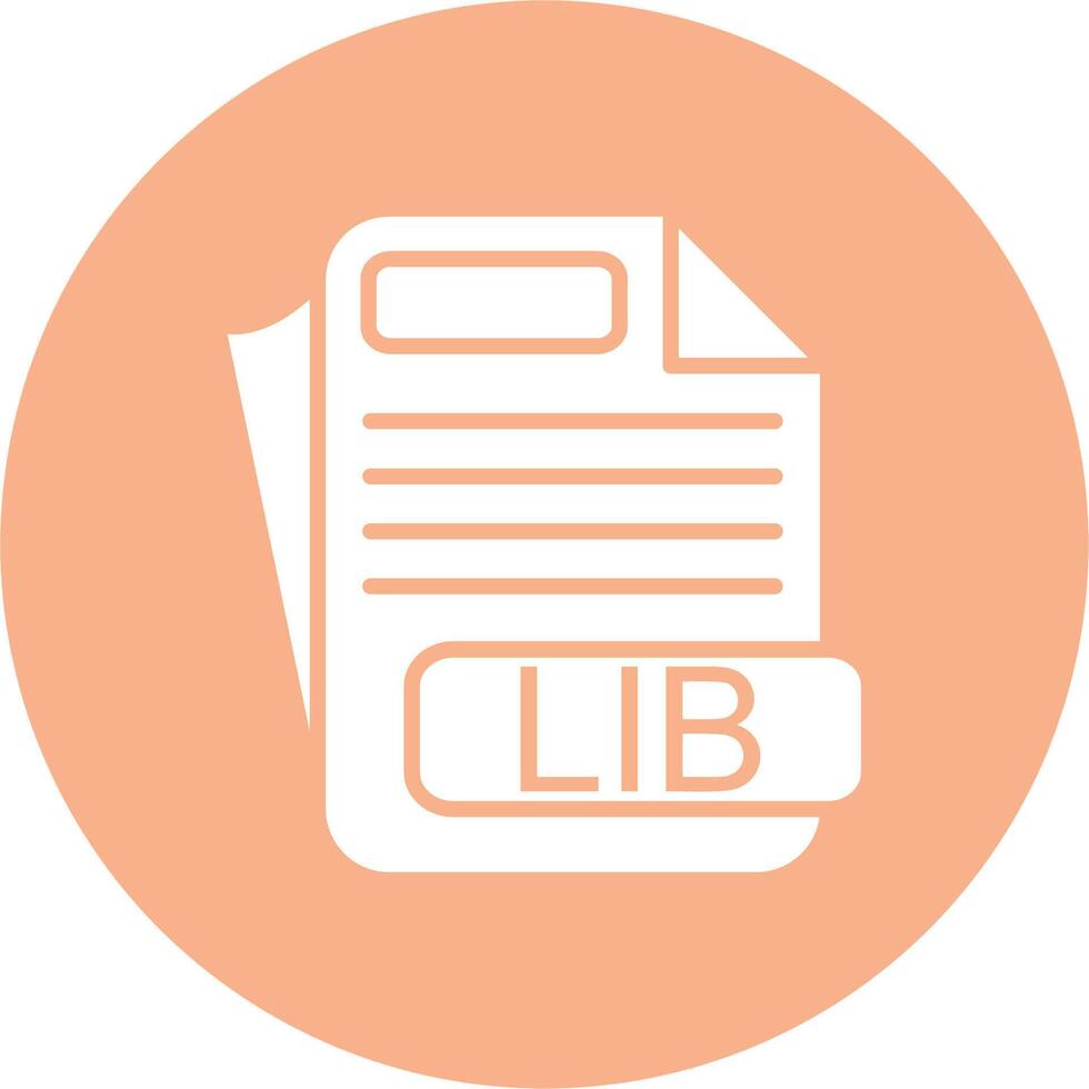LIB File Format Color Enhanced Graphic vector