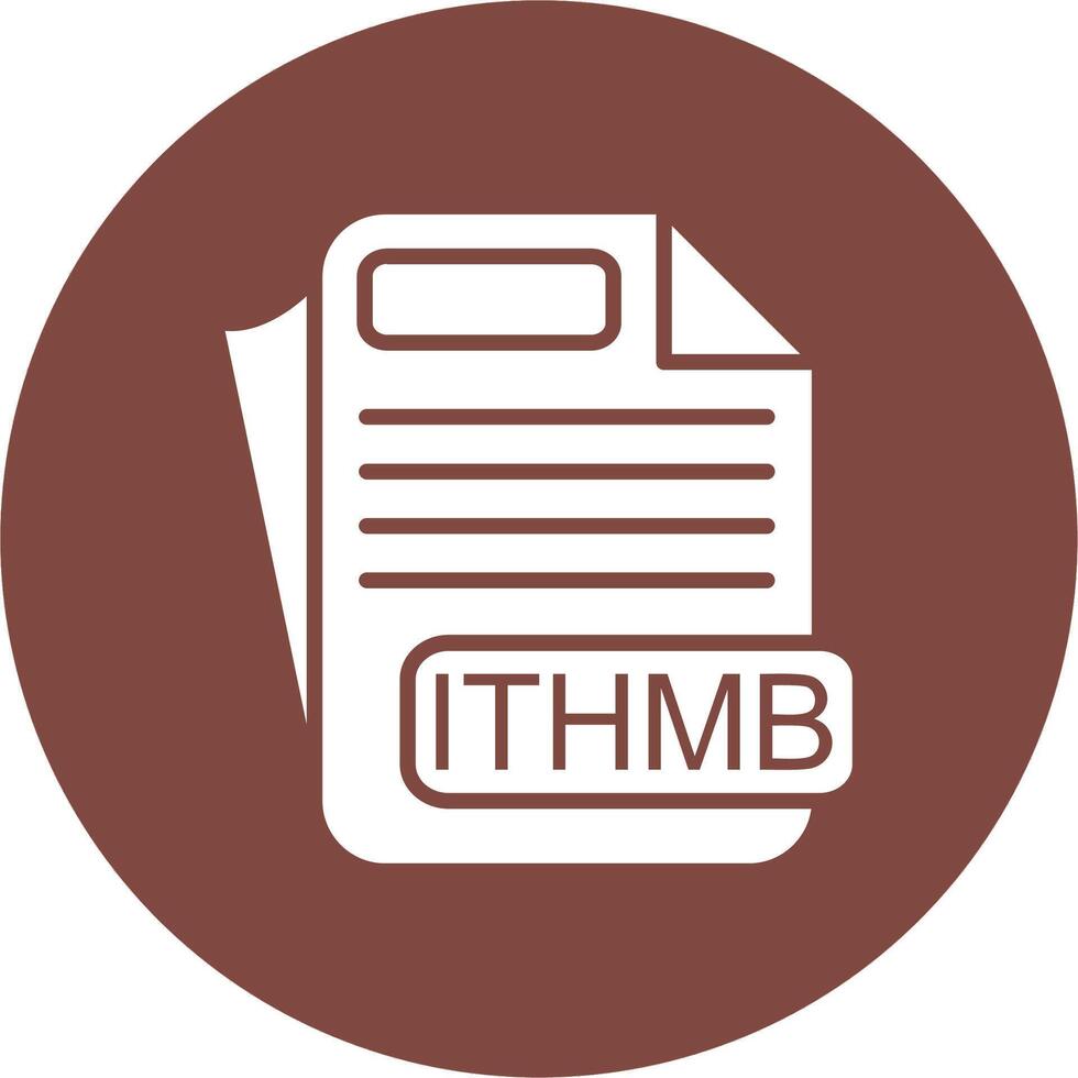 ITHMB File Format Coded Design Graphic vector
