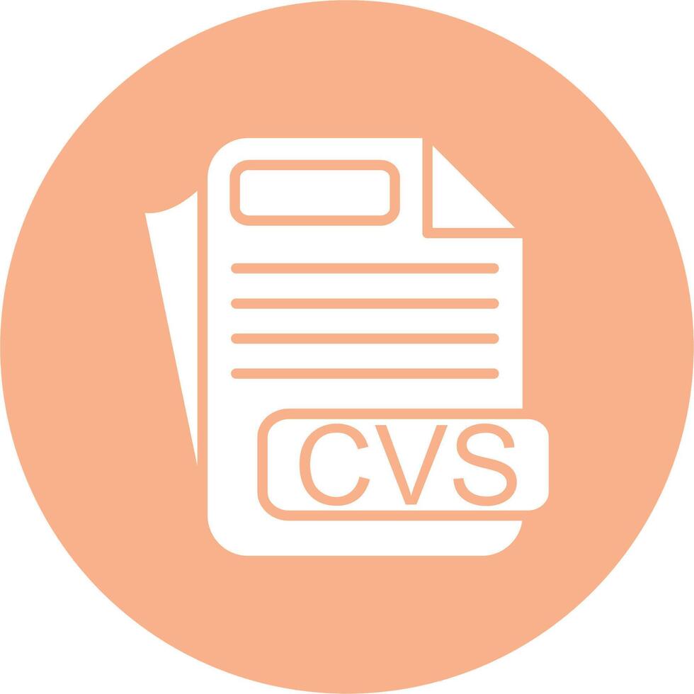 CVS File Format Abstract Web Element vector