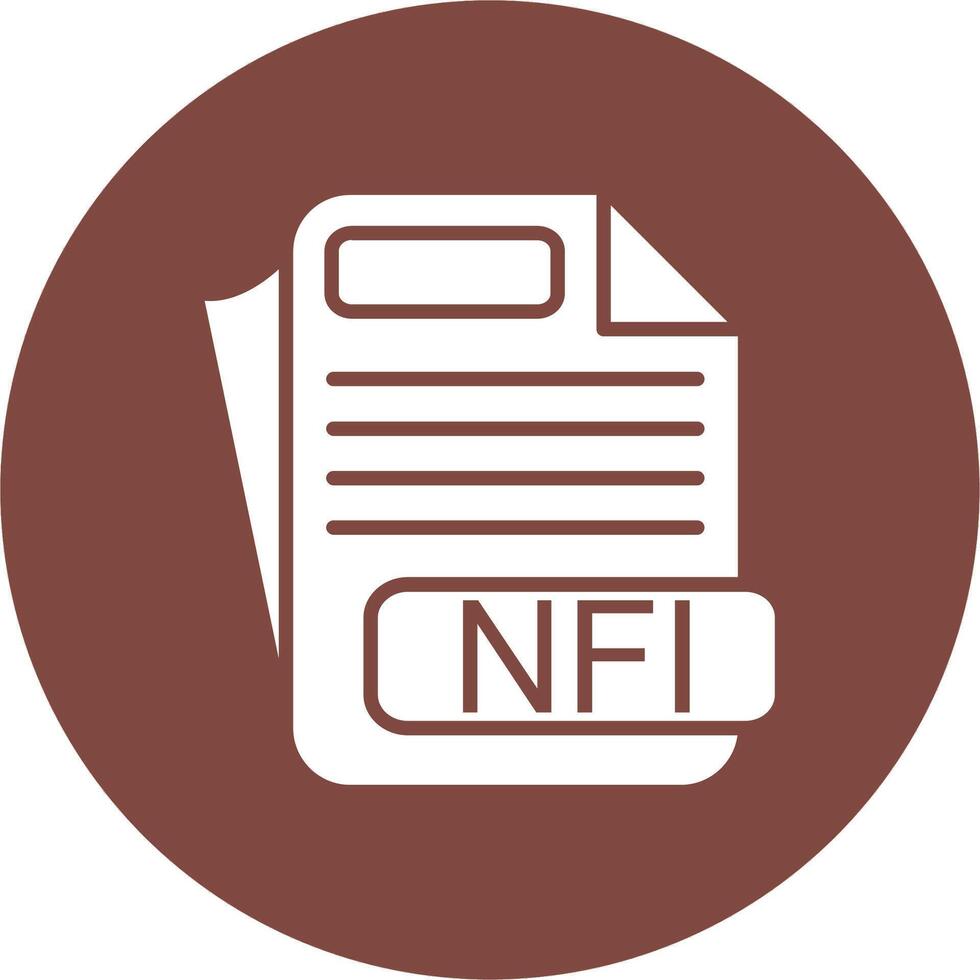 NFI File Format Interactive UI Graphic vector