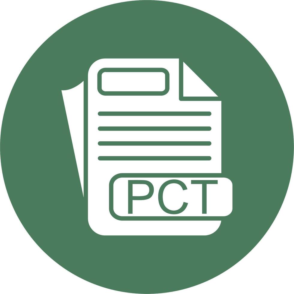 PCT File Format Minimal Concept Visual vector