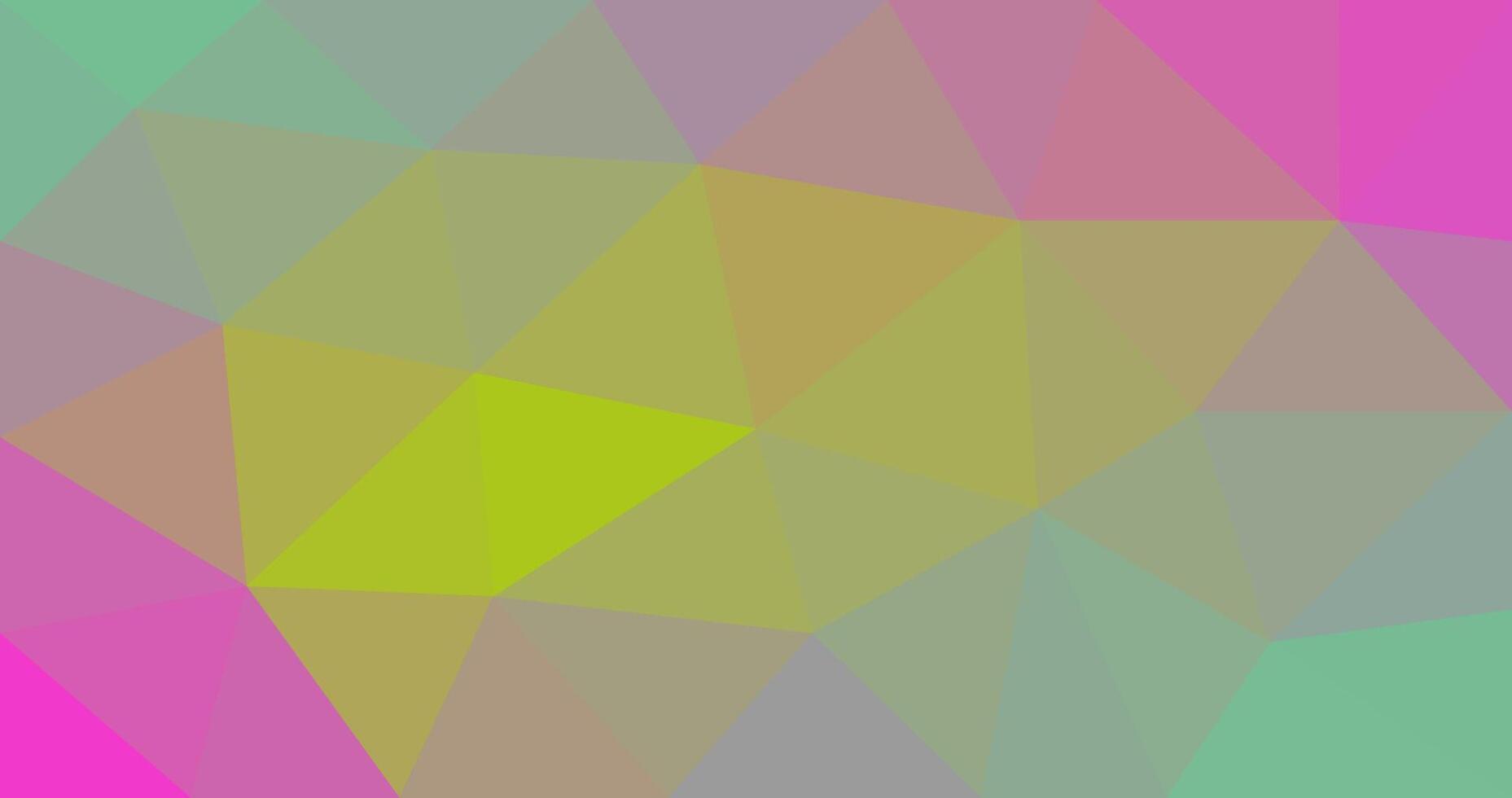 Illustration of green and purple abstract triangle polygonal modern multicolor background vector